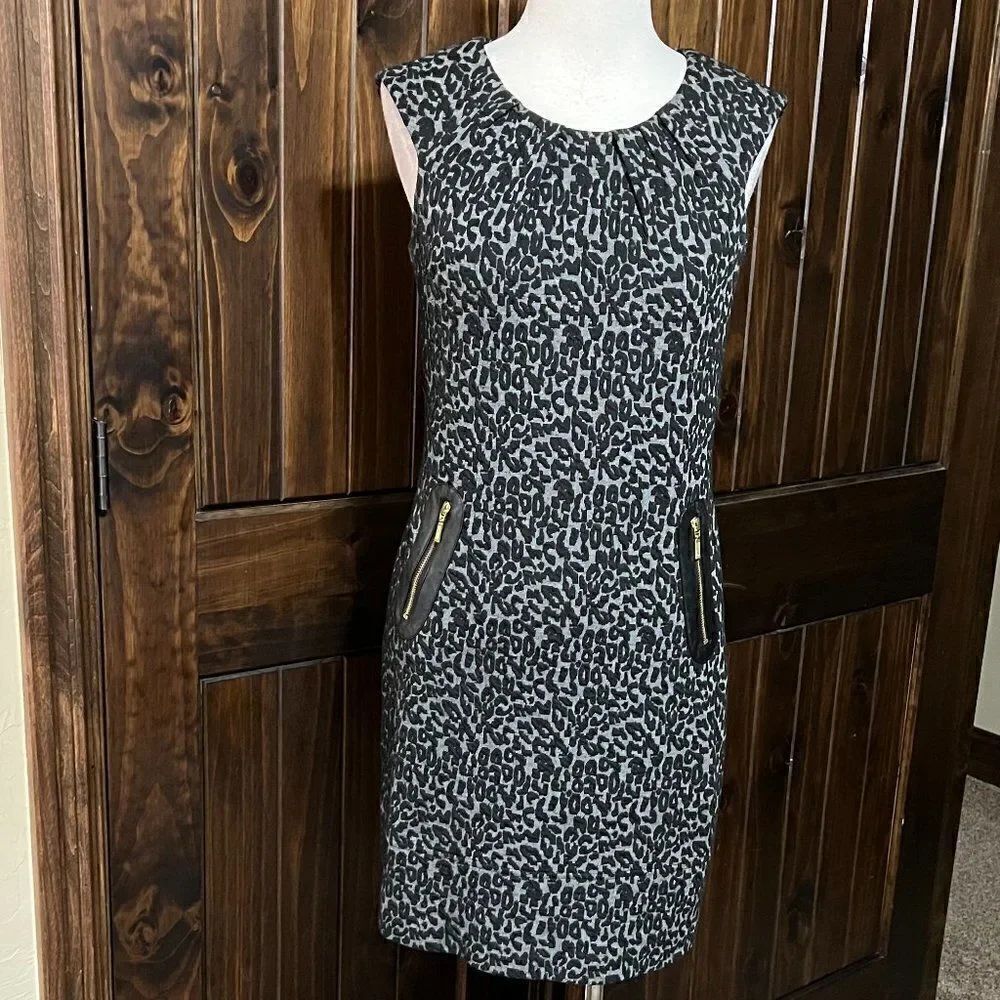 Eliza J New York Animal Print Sleeveless Dress Size 2